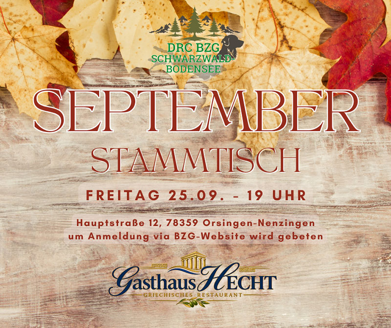 September Stammtisch 26